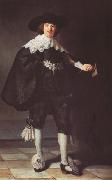 REMBRANDT Harmenszoon van Rijn Portrait of Marten Soolmans (mk33) oil painting